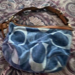 Coach denim hobo